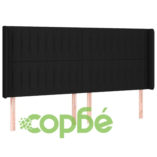 Боксспринг легло с матрак и LED, черно, 160x200 см, плат ➤ топ цена ➤ sorbe.bg