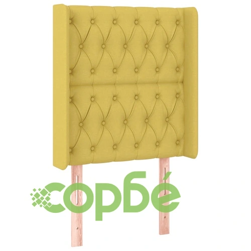 Боксспринг легло с матрак и LED, зелено, 80x200 см, плат ➤ топ цена ➤ sorbe.bg