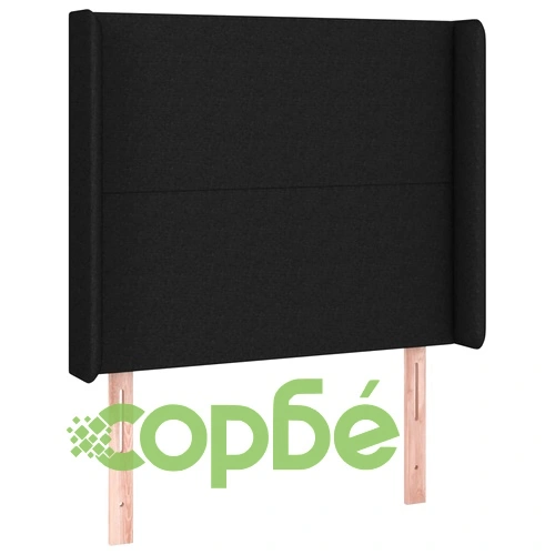 Боксспринг легло с матрак и LED, черна, 90x200 см, плат ➤ топ цена ➤ sorbe.bg