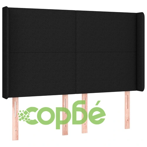 Боксспринг легло с матрак и LED, черно, 140x200 см, плат ➤ топ цена ➤ sorbe.bg