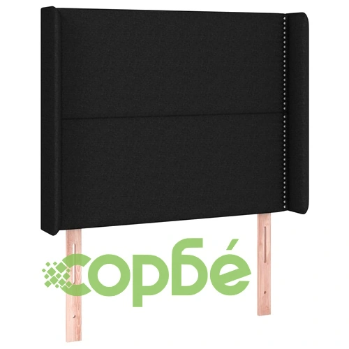 Боксспринг легло с матрак и LED, черно, 100x200 см, плат ➤ топ цена ➤ sorbe.bg