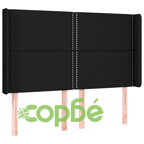 Боксспринг легло с матрак и LED, черно, 140x190 см, плат  ➤ топ цена ➤ sorbe.bg