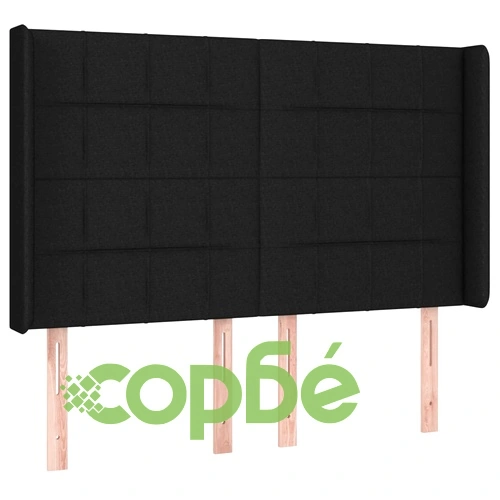 Боксспринг легло с матрак и LED, черно, 140x190 см, плат ➤ топ цена ➤ sorbe.bg