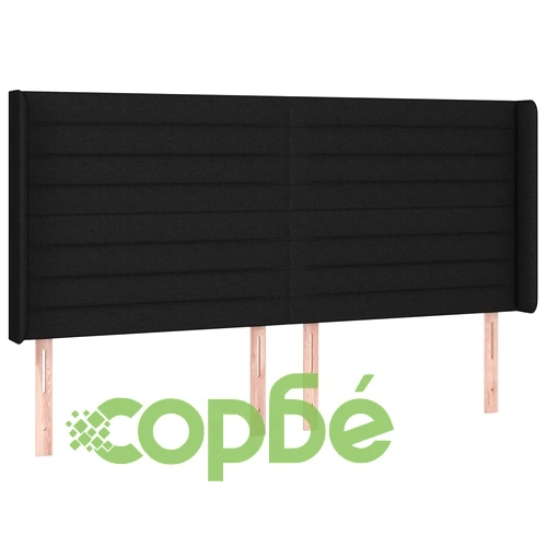 Боксспринг легло с матрак и LED, черно, 160x200 см, плат ➤ топ цена ➤ sorbe.bg