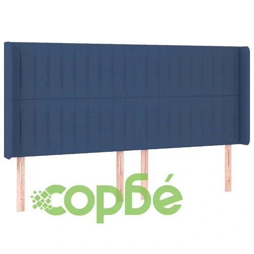Боксспринг легло с матрак и LED, синя, 200x200 см, плат ➤ топ цена ➤ sorbe.bg