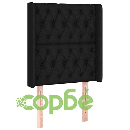 Боксспринг легло с матрак и LED, черно, 80x200 см, плат ➤ топ цена ➤ sorbe.bg