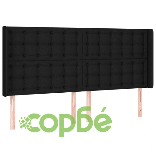 Боксспринг легло с матрак и LED, черно, 180x200 см, плат ➤ топ цена ➤ sorbe.bg