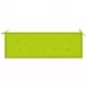 Възглавница за градинска пейка, яркозелена, 150x50x3 см, плат