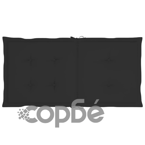 Възглавници за столове 6 бр черни 100x50x3 см Оксфорд плат ➤ топ цена ➤ sorbe.bg