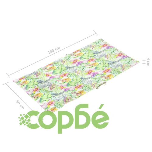 Възглавници за столове 6 бр на листа 100x50x3 см Оксфорд плат ➤ топ цена ➤ sorbe.bg