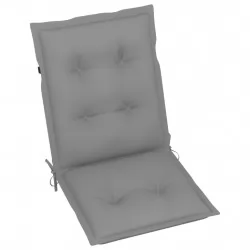 Възглавници за градински столове, 6 бр, сиви, 100x50x7 см