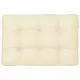 Възглавница за палетен диван, кремава, 120x80x10 см