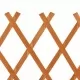 Градинска оградна решетка, оранжева, 120x90 см, чам масив