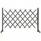 Градинска оградна решетка, сива, 120x90 см, чам масив