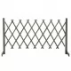Градинска оградна решетка, сива, 150x80 см, чам масив