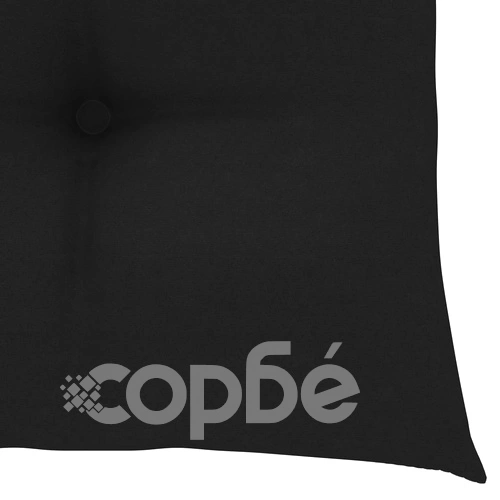 Възглавници за столове 6 бр черни 40x40x7 см Оксфорд плат ➤ топ цена ➤ sorbe.bg