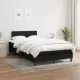 Боксспринг легло с матрак, черно, 120x200 см, плат