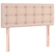 Боксспринг легло с матрак, капучино, 90x200 см, изкуствена кожа