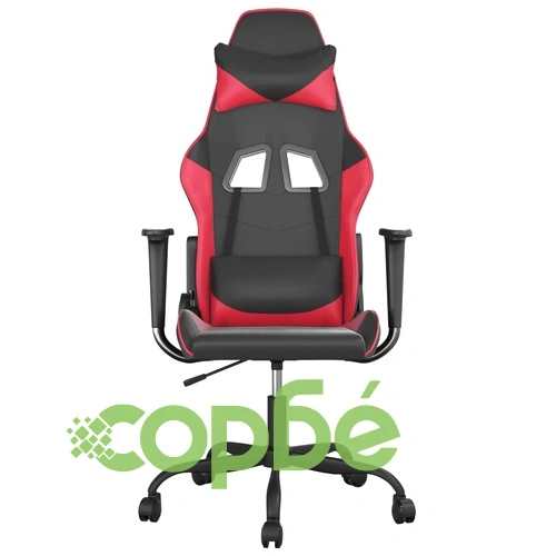 Гейминг стол, черно и червено, изкуствена кожа ➤ топ цена ➤ sorbe.bg