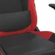 Гейминг стол, черно и червено, изкуствена кожа