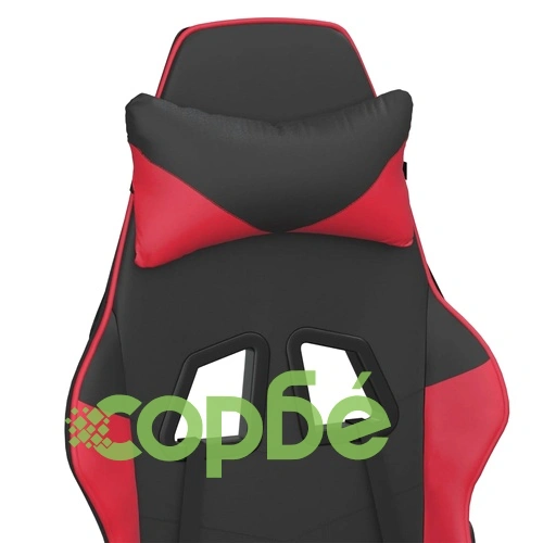 Гейминг стол, черно и червено, изкуствена кожа ➤ топ цена ➤ sorbe.bg