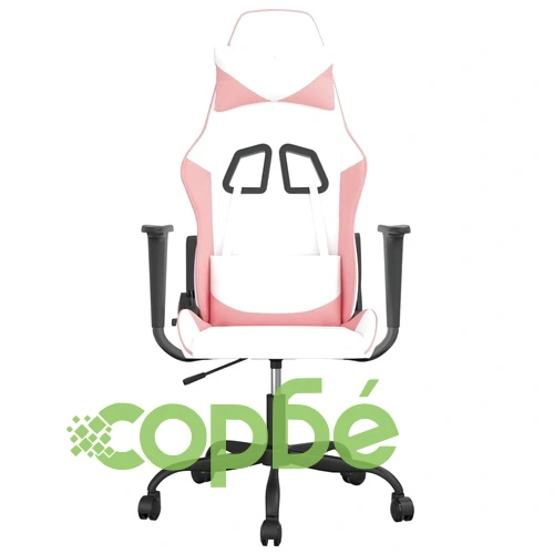 Гейминг стол, бяло и розово, изкуствена кожа ➤ топ цена ➤ sorbe.bg