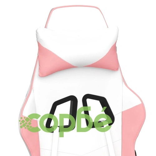 Гейминг стол, бяло и розово, изкуствена кожа ➤ топ цена ➤ sorbe.bg