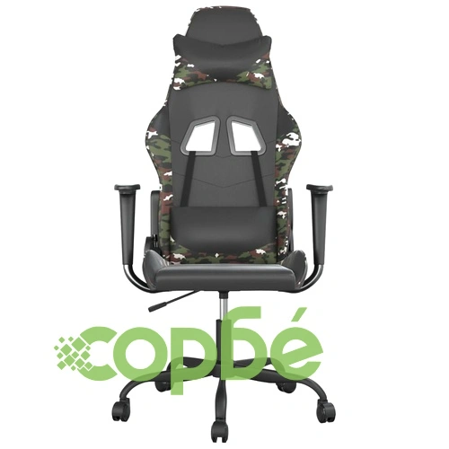 Гейминг стол, черно и камуфлаж, изкуствена кожа ➤ топ цена ➤ sorbe.bg