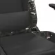 Гейминг стол с опора за крака черно и камуфлаж изкуствена кожа
