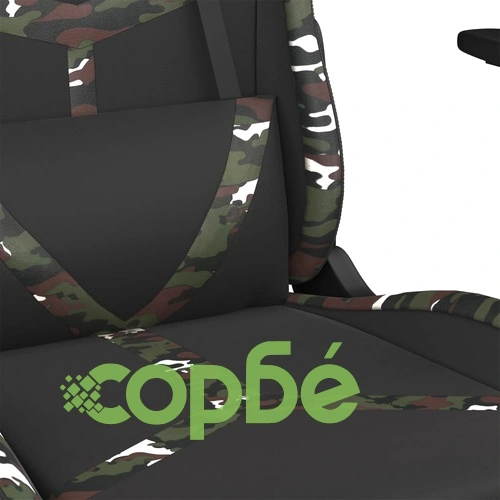 Гейминг стол, черно и камуфлаж, изкуствена кожа ➤ топ цена ➤ sorbe.bg