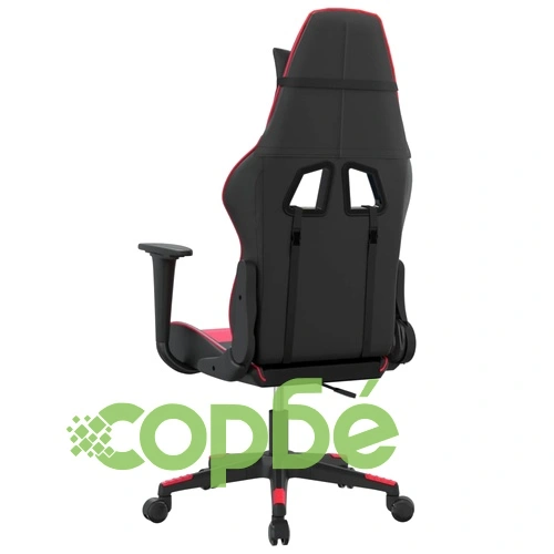 Гейминг стол, черно и червено, изкуствена кожа ➤ топ цена ➤ sorbe.bg