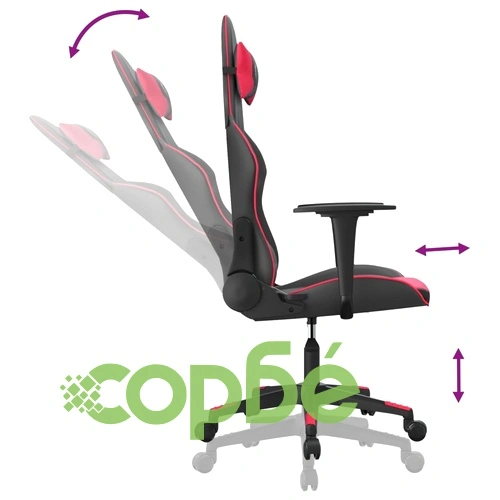 Гейминг стол, черно и червено, изкуствена кожа ➤ топ цена ➤ sorbe.bg