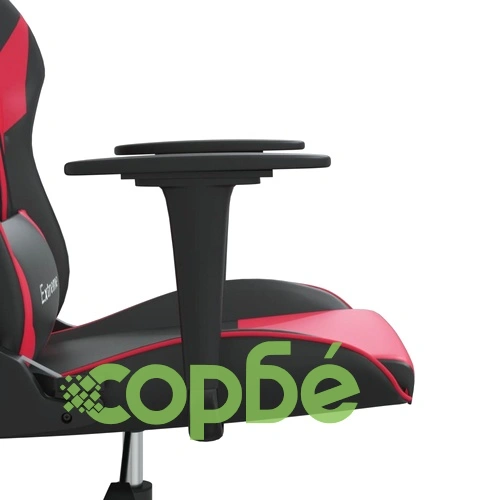 Гейминг стол, черно и червено, изкуствена кожа ➤ топ цена ➤ sorbe.bg