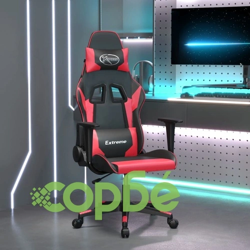 Гейминг стол, черно и червено, изкуствена кожа ➤ топ цена ➤ sorbe.bg