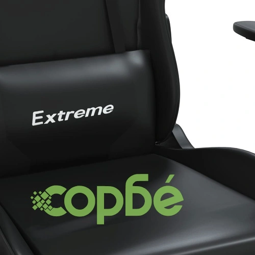 Гейминг стол, черен, изкуствена кожа ➤ топ цена ➤ sorbe.bg