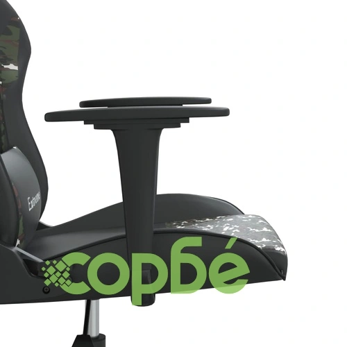 Гейминг стол, черно и камуфлаж, изкуствена кожа ➤ топ цена ➤ sorbe.bg