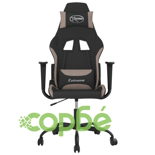 Гейминг стол, черно и Таупе, плат ➤ топ цена ➤ sorbe.bg