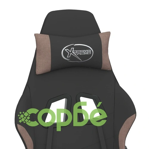 Гейминг стол, черно и Таупе, плат ➤ топ цена ➤ sorbe.bg