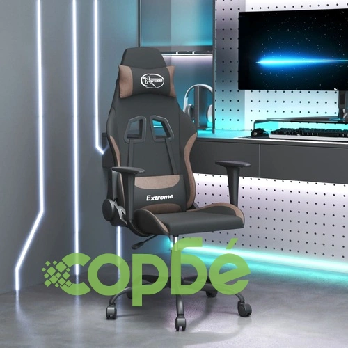 Гейминг стол, черно и Таупе, плат ➤ топ цена ➤ sorbe.bg