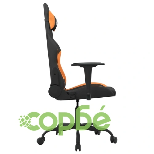 Гейминг стол, черно и оранжев, плат ➤ топ цена ➤ sorbe.bg