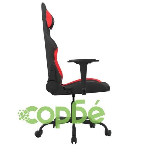 Гейминг стол, черно и Червен, плат ➤ топ цена ➤ sorbe.bg