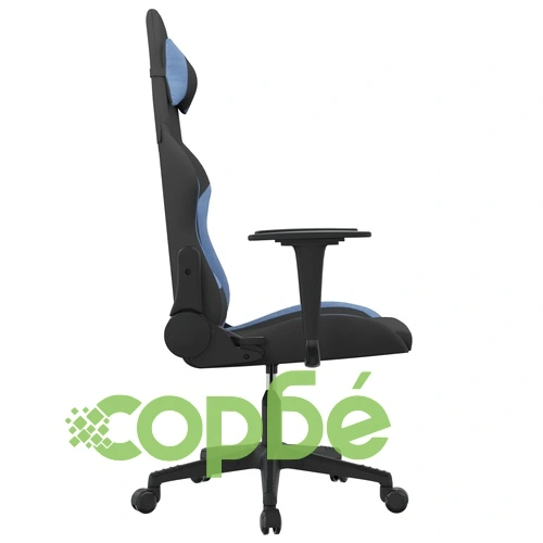 Гейминг стол, черно и синьо, плат ➤ топ цена ➤ sorbe.bg