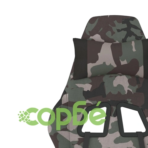 Гейминг стол, камуфлаж и черно, текстил ➤ топ цена ➤ sorbe.bg