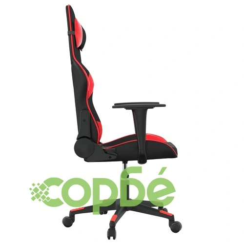 Гейминг стол, черно и червено, изкуствена кожа ➤ топ цена ➤ sorbe.bg