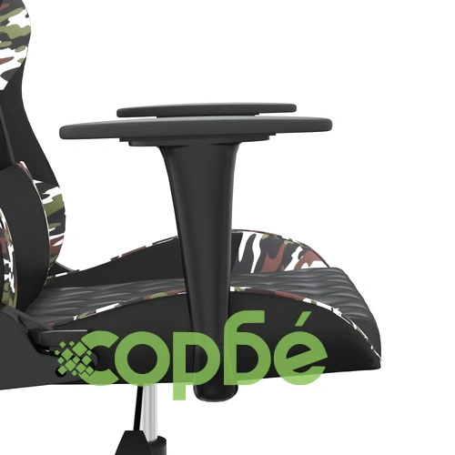 Гейминг стол, черно и камуфлаж, изкуствена кожа ➤ топ цена ➤ sorbe.bg