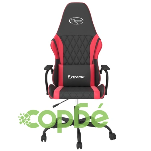 Гейминг стол, черно и червено, изкуствена кожа ➤ топ цена ➤ sorbe.bg