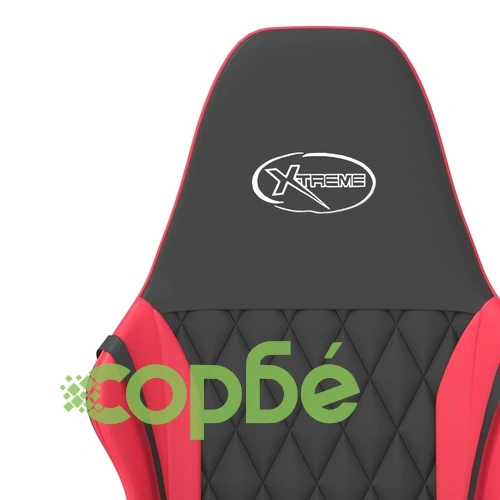 Гейминг стол, черно и червено, изкуствена кожа ➤ топ цена ➤ sorbe.bg