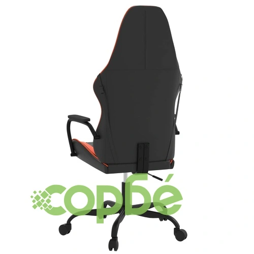 Гейминг стол, черно и оранжево, изкуствена кожа ➤ топ цена ➤ sorbe.bg