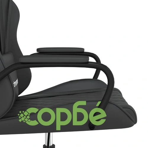 Гейминг стол, черен, изкуствена кожа ➤ топ цена ➤ sorbe.bg