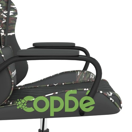 Гейминг стол, черно и камуфлаж, изкуствена кожа ➤ топ цена ➤ sorbe.bg